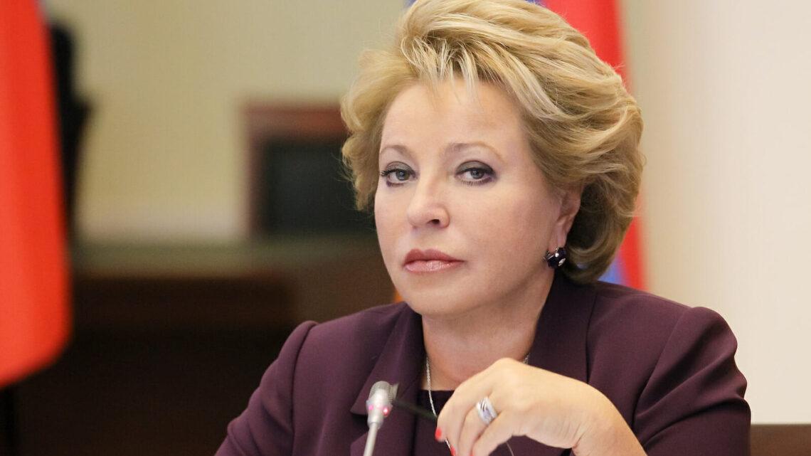Rusiya Federasiyası Federal Məclisi Federasiya Şurasının sədri Valentina Matviyenkodan