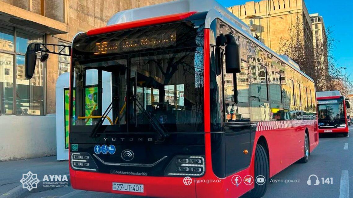 Bakıda 38 nömrəli marşrutun avtobusları yenilənir