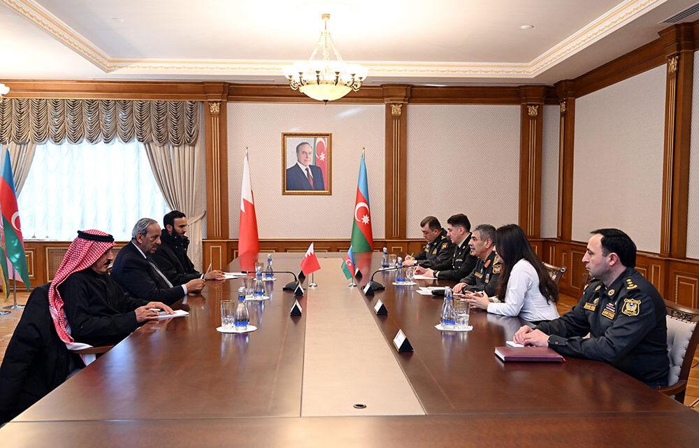 Azərbaycan və Bəhreyn arasında hərbi əməkdaşlıq məsələləri müzakirə edilib