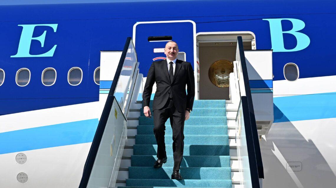 Prezident İlham Əliyev Türkiyəyə işgüzar səfərə gəlib