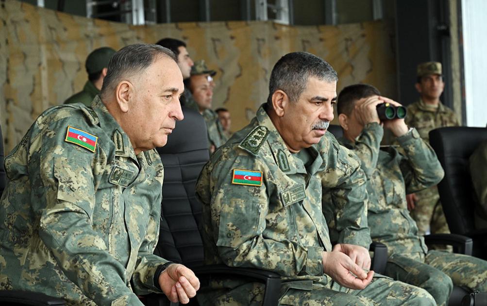 Azərbaycan Ordusunda döyüş atışlı taktiki təlim keçirilib
