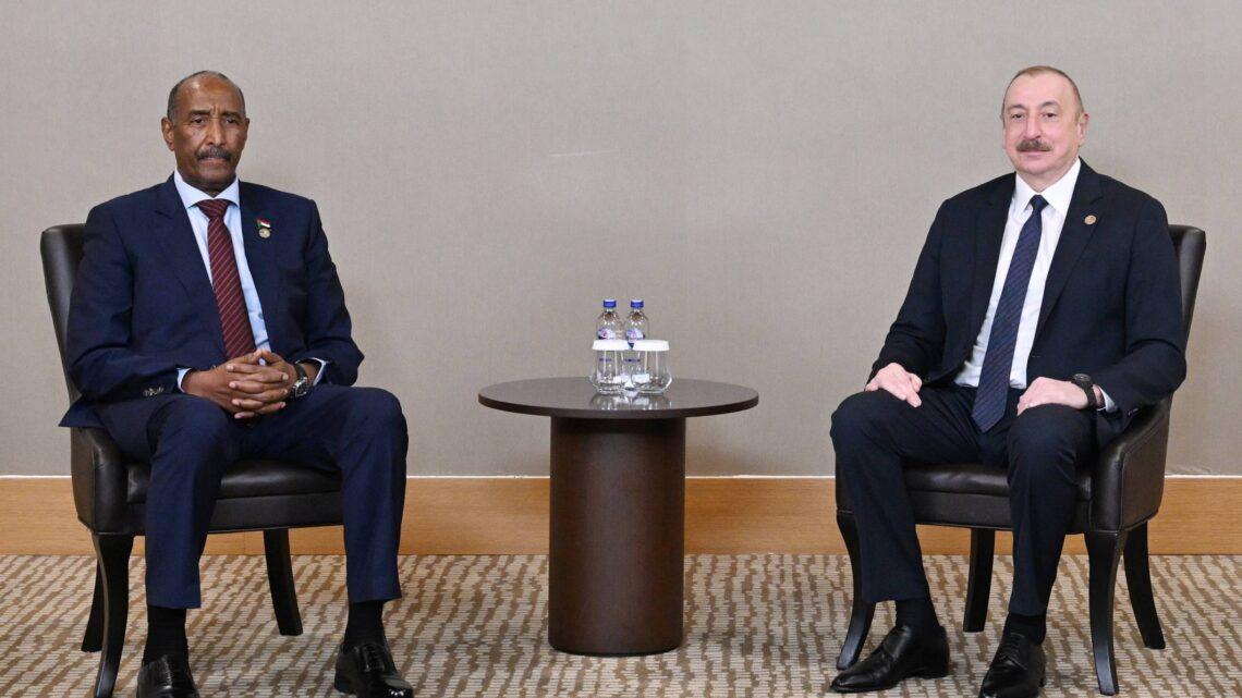 Prezident İlham Əliyevin Antalyada Sudanın Suveren Keçid Şurasının Sədri ilə görüşü olub
