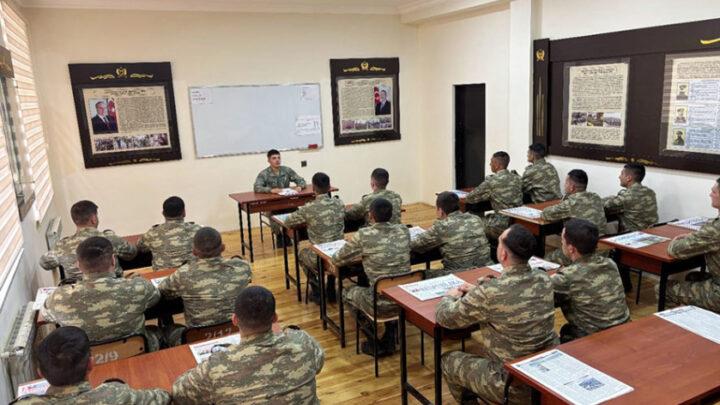 Hərbi vəzifəlilərin təlim toplanışı davam edir