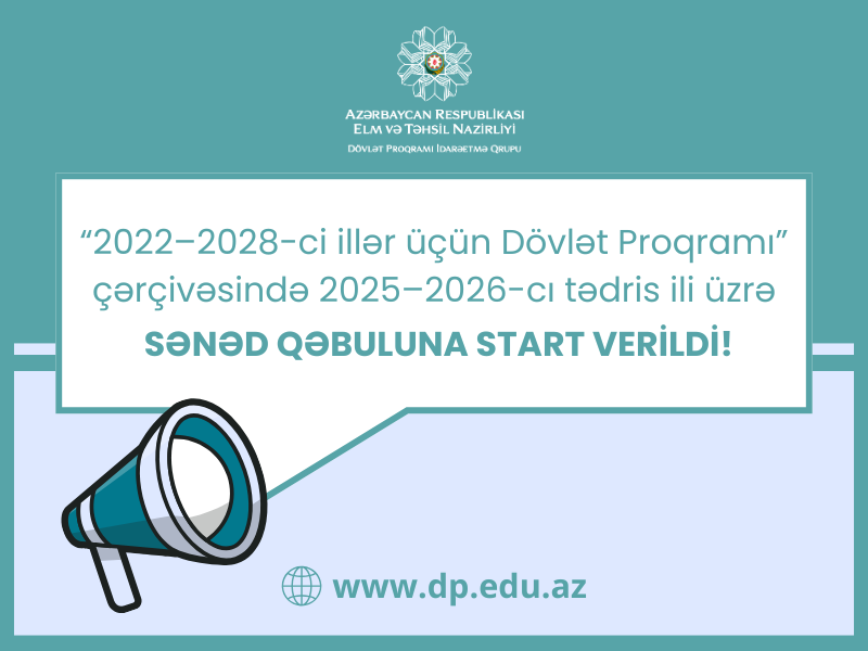 Dövlət Proqramı çərçivəsində sənəd qəbuluna start verilir
