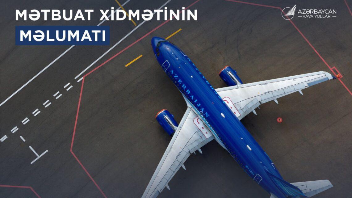 AZAL Bakıdan Tel-Əvivə, Tehrana, İslamabada, Nyu-Dehliyə və Ər-Riyada aviareysləri ləğv edib