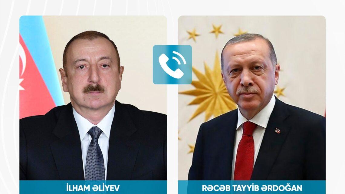 Prezident İlham Əliyev Türkiyə Respublikasının Prezidenti Rəcəb Tayyib Ərdoğana zəng edib