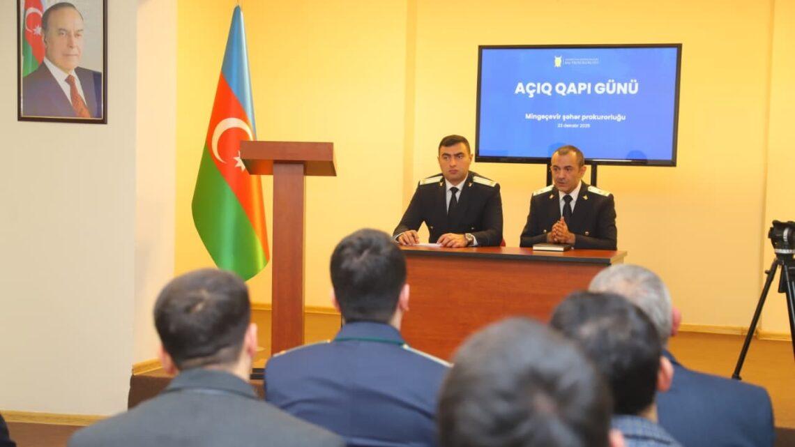 Mingəçevir şəhər prokurorluğunda “Açıq Qapı” günü keçirilib