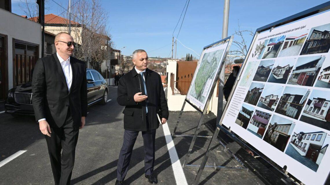 Prezident İlham Əliyev Xankəndinin Kərkicahan qəsəbəsində olub