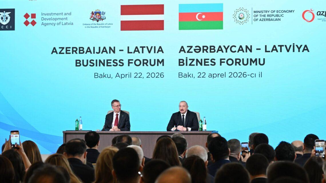 Azərbaycan-Latviya biznes-forumu keçirilib