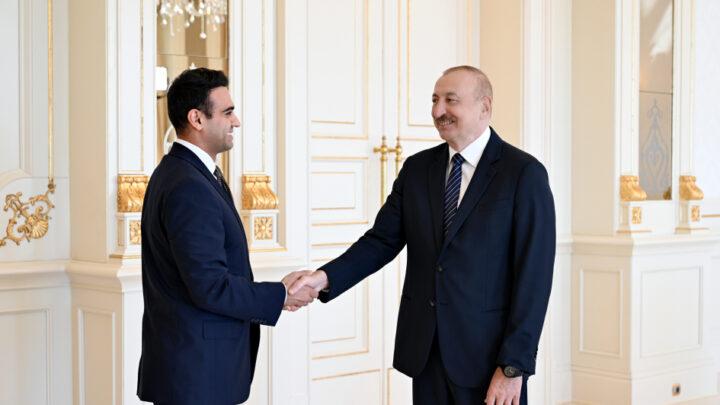 Prezident İlham Əliyev ABŞ Konqresinin Nümayəndələr Palatasının üzvünü qəbul edib 