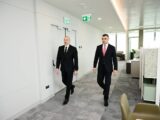Prezident İlham Əliyev Mərkəzi Bankın yeni binasının açılışında iştirak edib