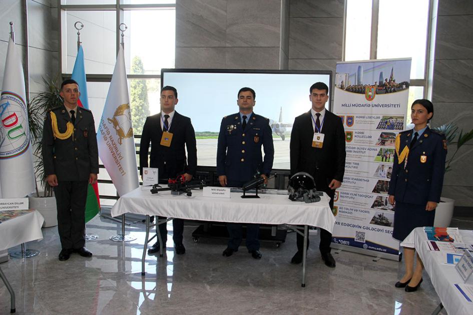 Milli Müdafiə Universiteti ali təhsil müəssisələrinin sərgisində təmsil olunub