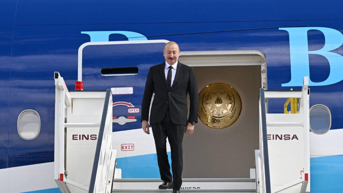 Prezident İlham Əliyev Almaniyaya rəsmi səfərə gəlib