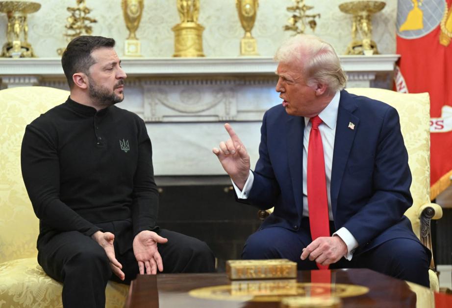 Ağ evdə Trampla Zelenski arasında görüş keçirilir