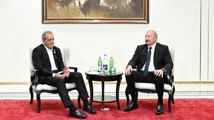 Bişkekdə Azərbaycan və İran prezidentlərinin görüşü olub