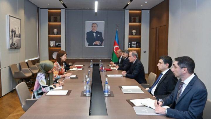 Xarici işlər naziri Ceyhun Bayramov Malayziyanın yeni səfiri ilə görüşüb