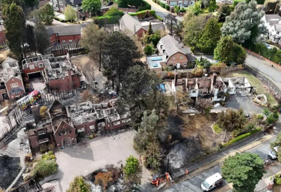 Böyük Britaniyada son 48 saatda 11 böyük yanğın baş verib