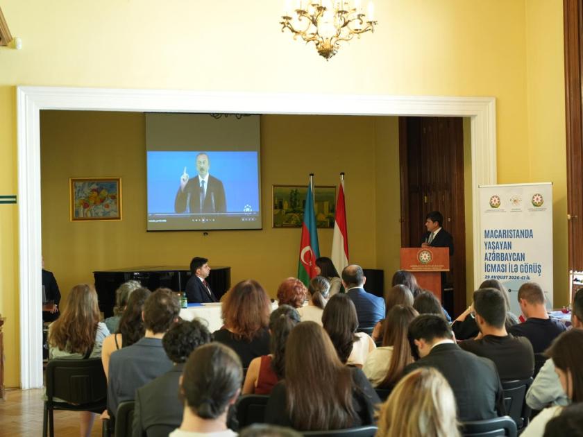 Budapeştedə Azərbaycan icması ilə görüşdə diaspor fəaliyyətinin prioritetləri diqqət mərkəzində olub