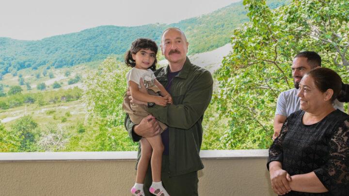 Prezident İlham Əliyev Kiçik Qaladərəsi kəndinin gənc sakininin arzusunu gerçəkləşdirib
