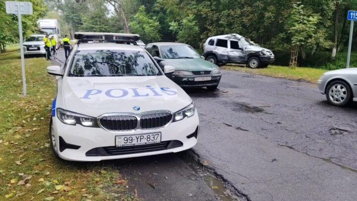 Zaqatalada TIR-la minik maşını toqquşub, xəsarət alanlar var 