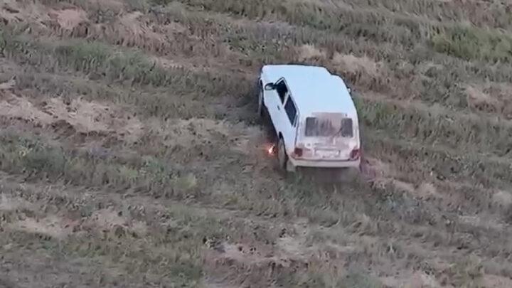 Ağdamda 29 yaşlı kişinin qəsdən yanğın törətməsinin anbaan görüntüləri yayılıb 