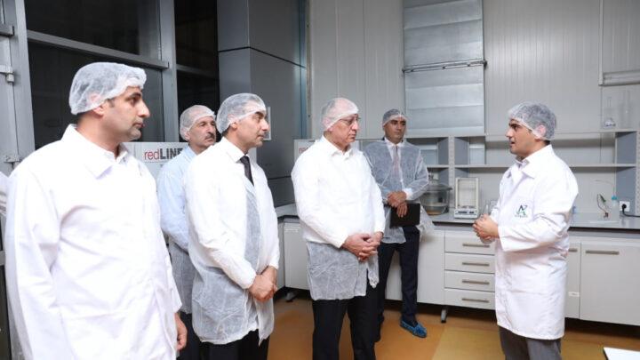 AQTA-nın sədri süd və süd məhsullarının emalı zavodunda olub
