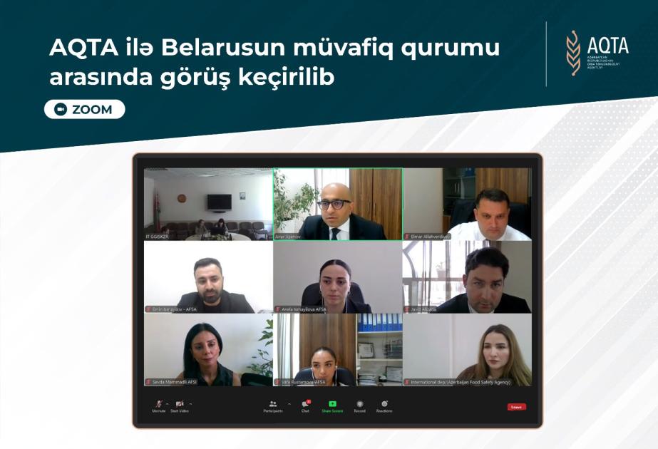 AQTA ilə Belarusun müvafiq qurumu fitosanitar sertifikatlara dair ilkin fəaliyyət planını razılaşdırmaq qərarına gəlib