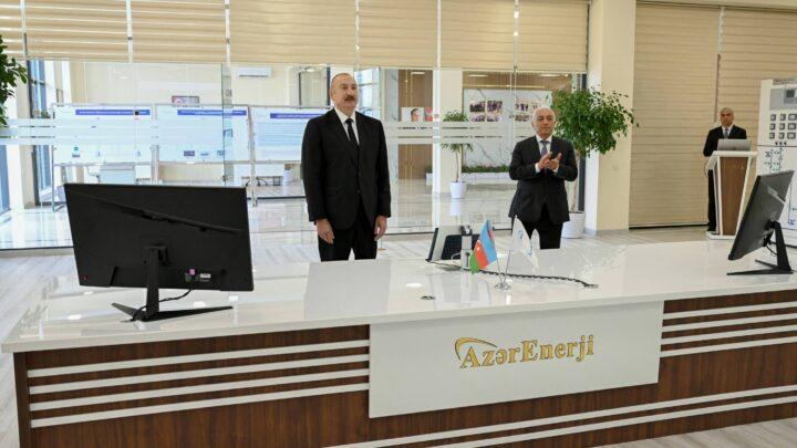İlham Əliyev “Yeni Səngəçal” yarımstansiyasının açılışında iştirak edib