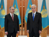 Azərbaycan səfiri etimadnaməsini Qazaxıstan Prezidentinə təqdim edib