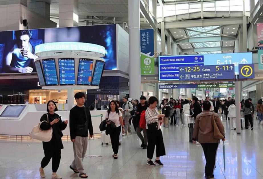 Cənubi Koreyanın İnçxon hava limanı beynəlxalq sərnişin axınına görə dünyada birinci olub