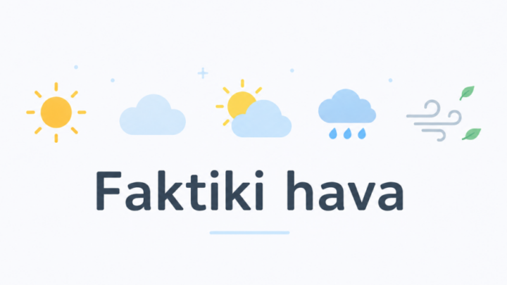 Bəzi yerlərdə leysan xarakterli yağış yağır, şimşək çaxır