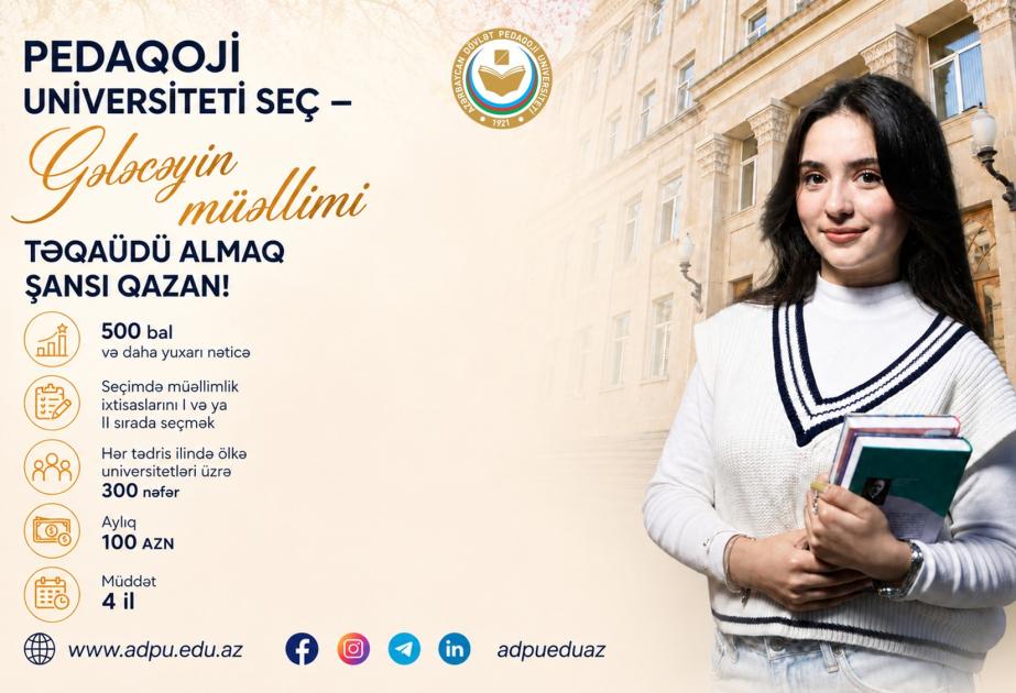 Yüksək nəticə göstərən 300 tələbəyə “Gələcəyin müəllimi” təqaüdü verələcək