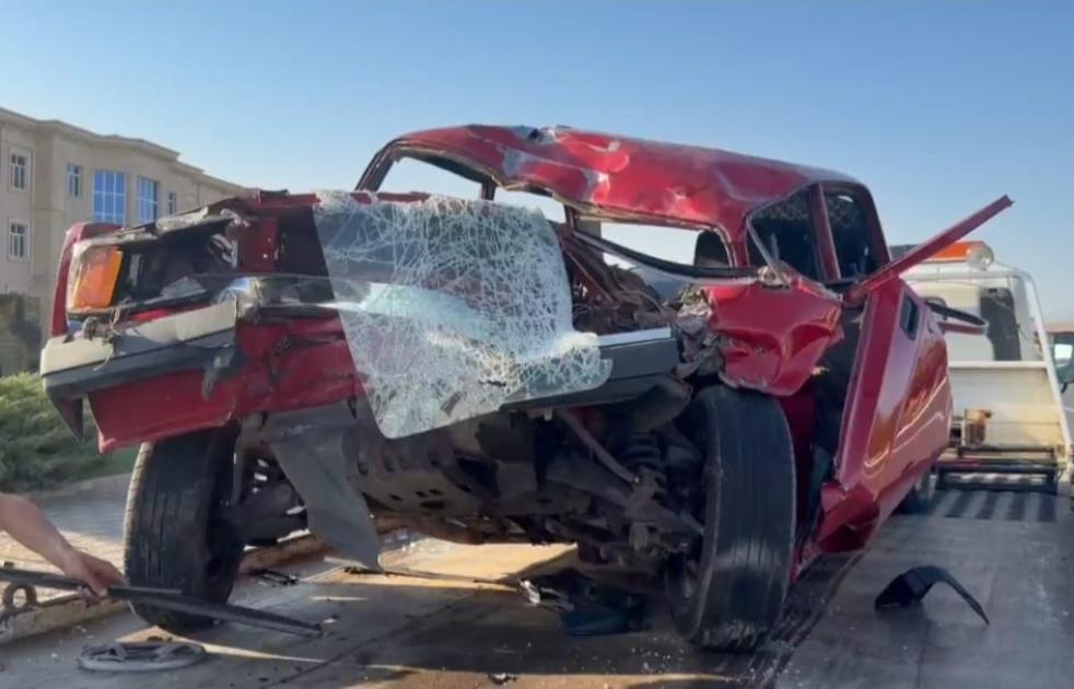 Naxçıvan şəhərində yol-nəqliyyat hadisəsi baş verib, 3 nəfər xəsarət alıb