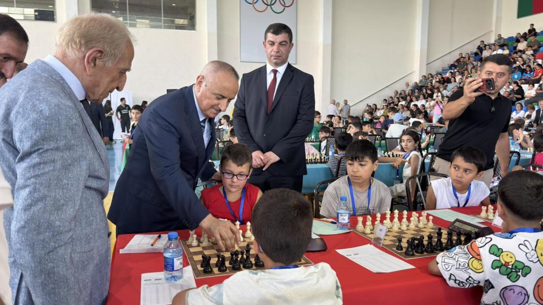 Qusarda 16 yaşadək yeniyetmələrin Respublika Şahmat Olimpiadası keçirilir