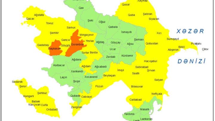 Küləkli hava şəraiti ilə bağlı sarı və narıncı xəbərdarlıq verilib