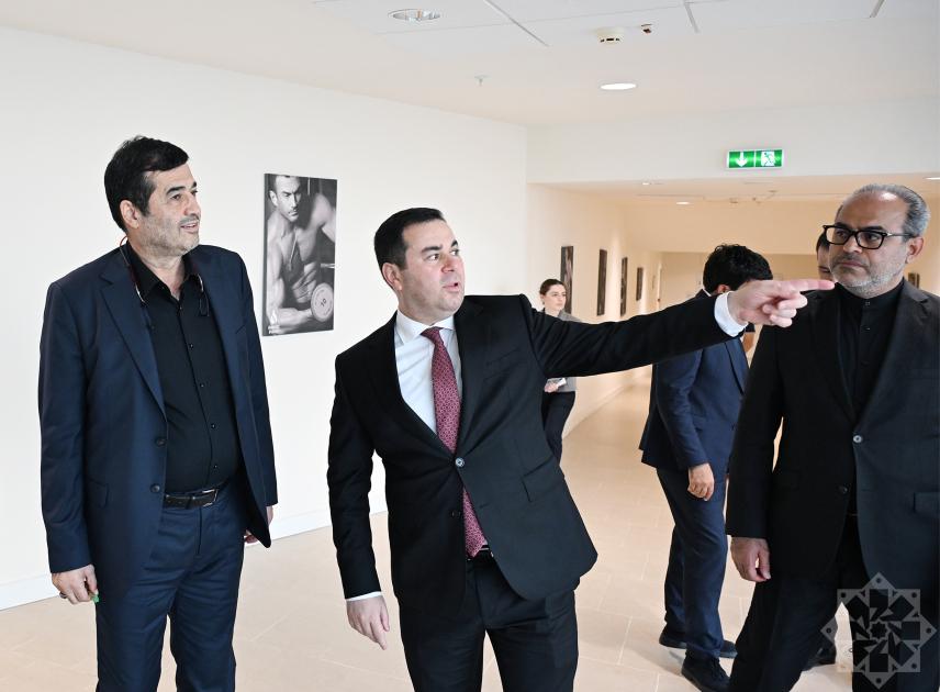 İranın idman və gənclər naziri Bakı Su İdman Sarayında olub