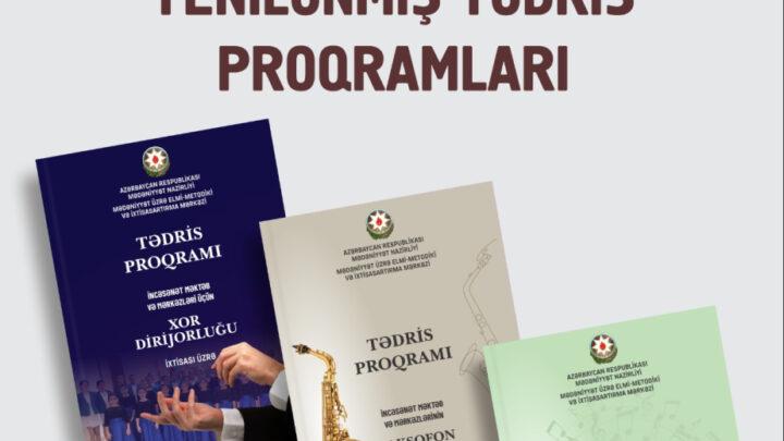 Xor dirijorluğu, saksofon ixtisasları və elementar musiqi nəzəriyyəsi fənni üzrə tədris proqramları yenilənib