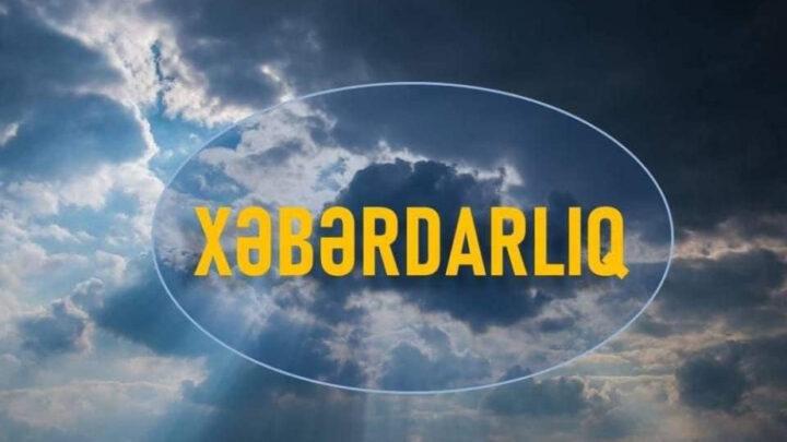 Azərbaycanın rayonlarında qeyri-sabit hava şəraiti avqustun 14-dək davam edəcək
