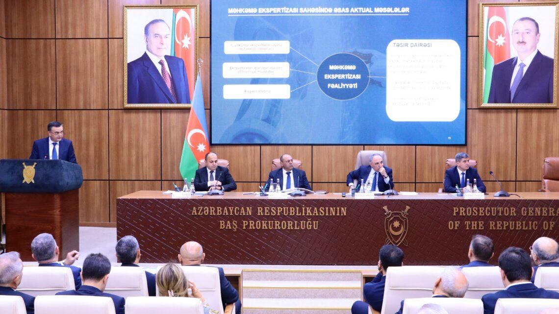 Baş prokuror yanında Elmi-Məsləhət Şurasının növbəti iclası keçirilib