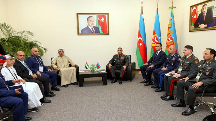 Azərbaycan və BƏƏ arasında hərbi-texniki sahədə əlaqələrin inkişaf perspektivləri müzakirə edilib