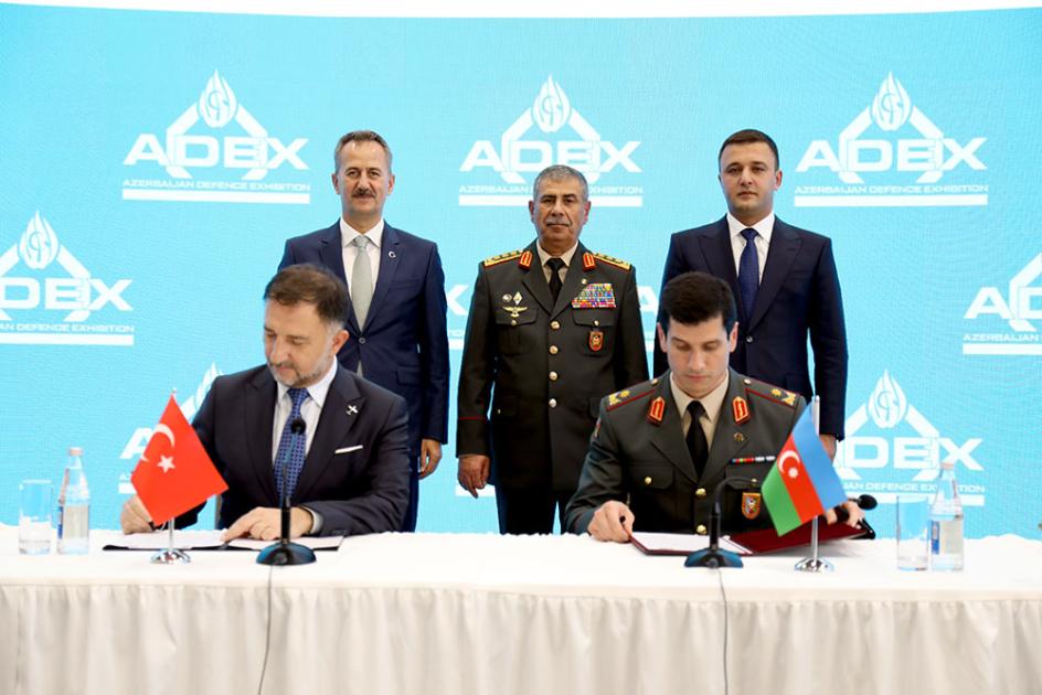 Azərbaycanın Müdafiə Nazirliyi ilə Türkiyənin müdafiə sənayesi şirkətləri arasında əməkdaşlığa dair müqavilələr imzalanıb