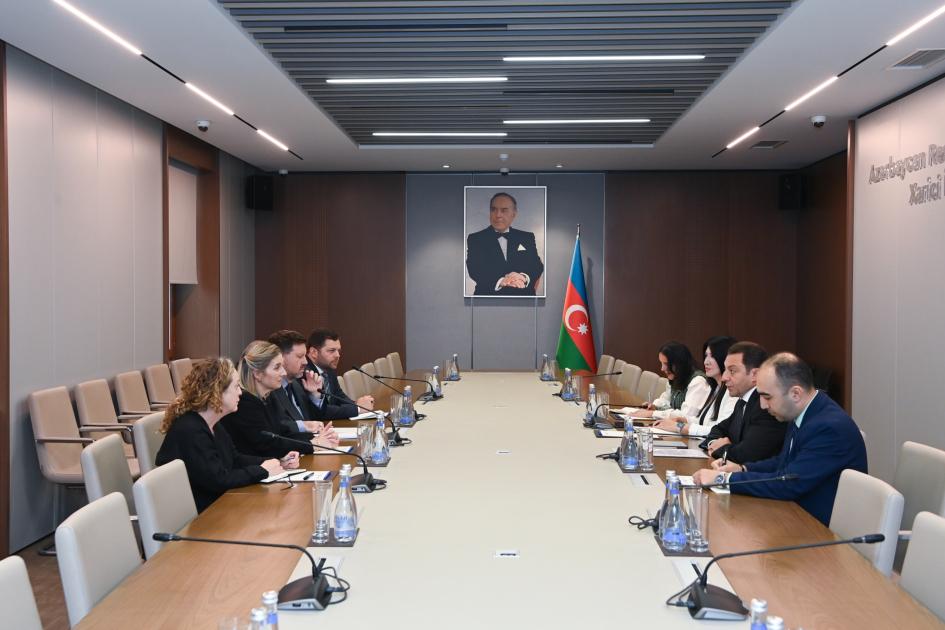 Azərbaycanın xarici işlər nazirinin müavini ABŞ-nin Ermənistandakı müvəqqəti işlər vəkili ilə görüşüb
