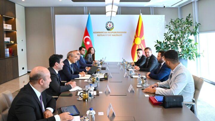 Azərbaycan Şimali Makedoniya ilə iqtisadi əməkdaşlığın genişləndirilməsini müzakirə edib 