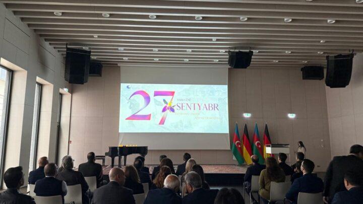Berlində 27 Sentyabr – Anım Günü ilə əlaqədar tədbir keçirilib 