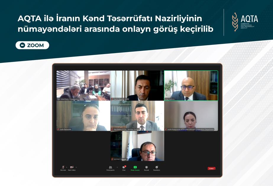 AQTA ilə İran nazirliyi arasında görüş: idxal, ixrac və fitosanitar nəzarət
