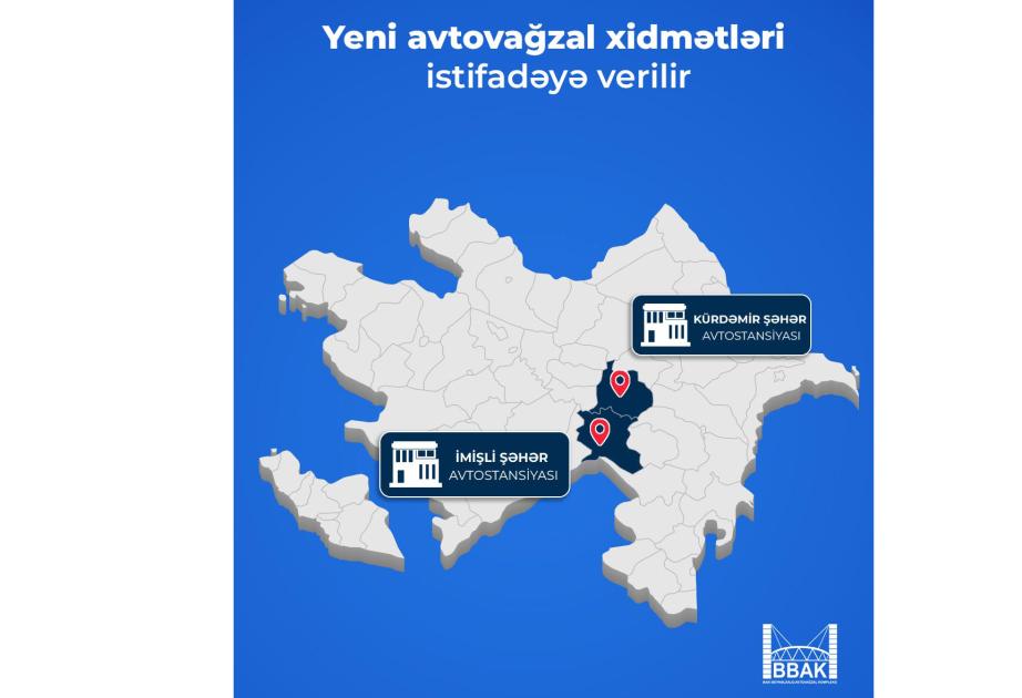 Kürdəmir və İmişlidə yeni avtovağzal xidməti təşkil ediləcək