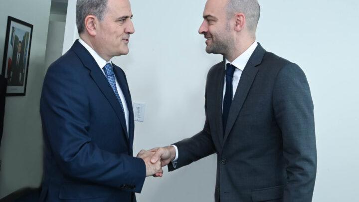 Azərbaycanın və Fransanın xarici işlər nazirləri qarşılıqlı maraq doğuran məsələlər ətrafında fikir mübadiləsi aparıblar