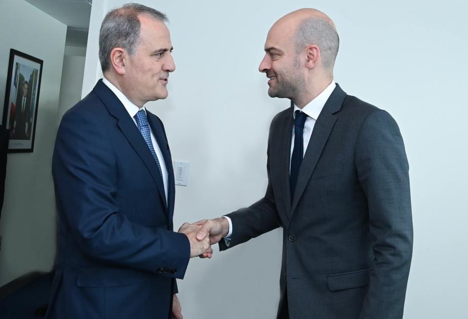 Azərbaycanın və Fransanın xarici işlər nazirləri qarşılıqlı maraq doğuran məsələlər ətrafında fikir mübadiləsi aparıblar