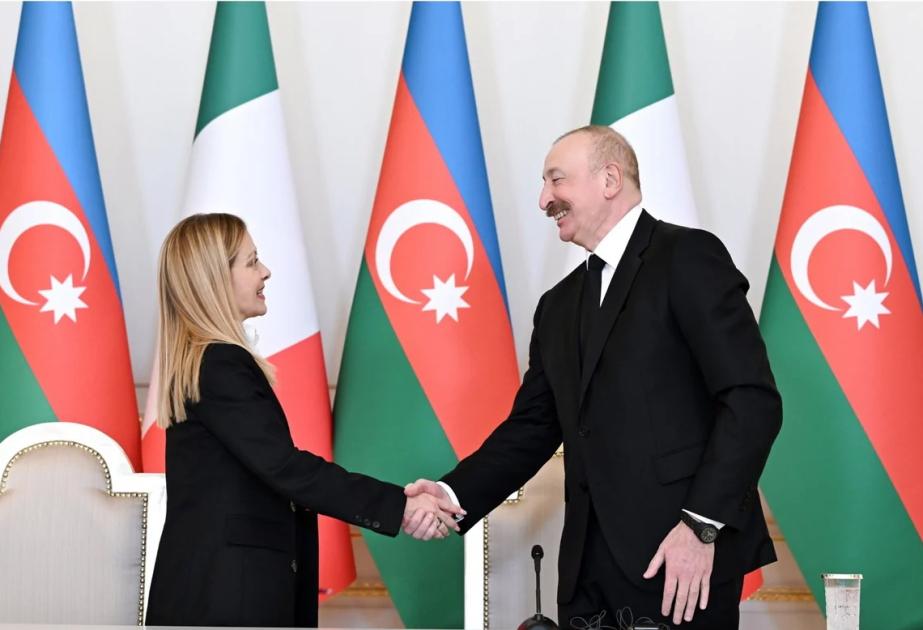 Ciorcia Meloni Prezident İlham Əliyevə təşəkkür edib