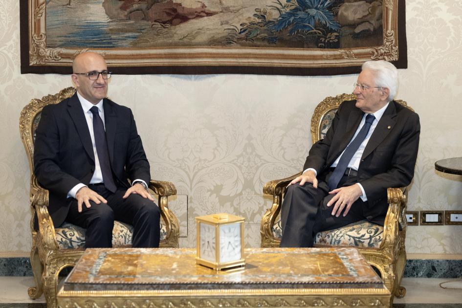 Azərbaycanın İtaliyadakı səfiri etimadnaməsini Prezident Sercio Mattarellaya təqdim edib